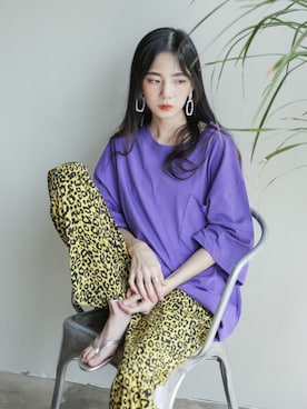 「韓国ファッション」｜UNE MANSIONさん（レディース・159cm）の夏コーディネート