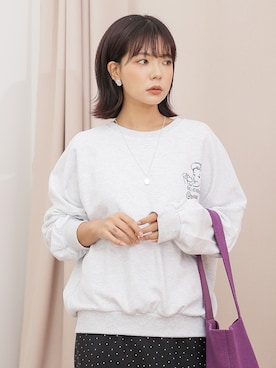 「ニットバッグ」｜UNE MANSIONさん（レディース・159cm）の秋コーディネート