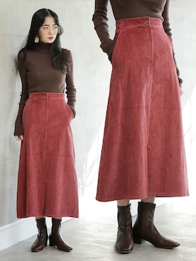 UNE MANSIONさん（レディース・159cm）の冬コーディネート