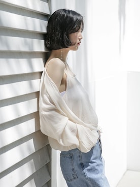 「ブラウスコーデ」｜UNE MANSIONさん（レディース・170cm）の夏コーディネート