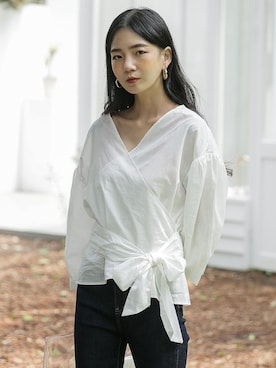 「韓国通販」｜UNE MANSIONさん（レディース・159cm）の夏コーディネート