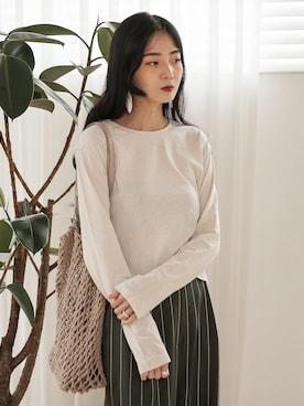 UNE MANSIONさん（レディース・159cm）の夏コーディネート