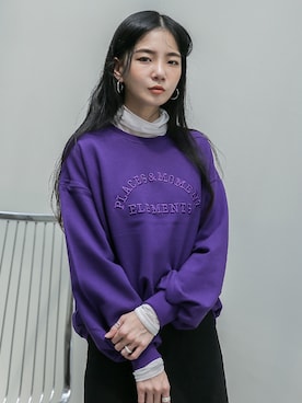 「韓国スタイル」｜UNE MANSIONさん（レディース・159cm）の夏コーディネート