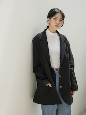 「UNE MANSION（ユヌマンション）のアイテム（ジャケット/アウター）」を使った、UNE MANSIONさん（レディース・159cm）の夏コーディネート