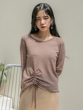 「韓国スタイル」｜UNE MANSIONさん（レディース・159cm）の秋コーディネート