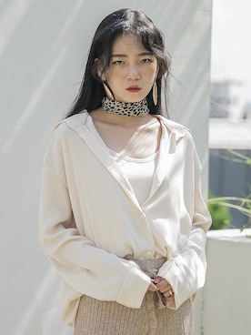 「韓国スタイル」｜UNE MANSIONさん（レディース・159cm）の秋コーディネート