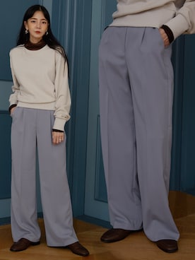 「韓国スタイル」｜UNE MANSIONさん（レディース・159cm）の秋コーディネート