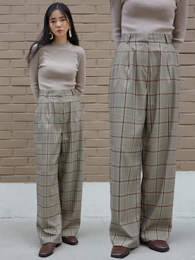 「韓国スタイル」｜UNE MANSIONさん（レディース・159cm）の秋コーディネート