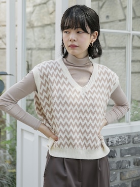 「韓国スタイル」｜UNE MANSIONさん（レディース・159cm）の秋コーディネート