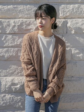 「韓国スタイル」｜UNE MANSIONさん（レディース・159cm）の秋コーディネート