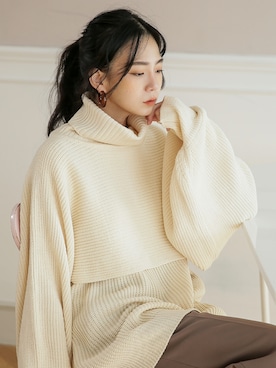 「韓国スタイル」｜UNE MANSIONさん（レディース・159cm）の秋コーディネート