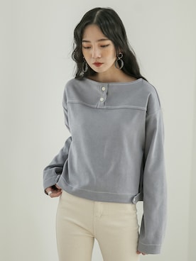 「韓国スタイル」｜UNE MANSIONさん（レディース・159cm）の秋コーディネート