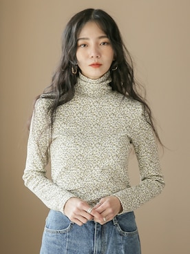 「裏起毛」｜UNE MANSIONさん（レディース・159cm）の冬コーディネート