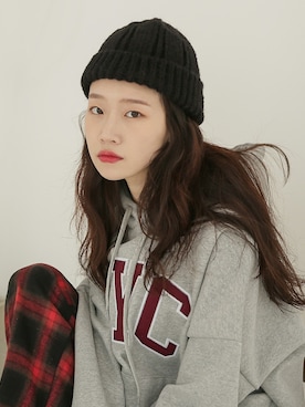 「ストリートファッション」｜UNE MANSIONさん（レディース・159cm）の冬コーディネート