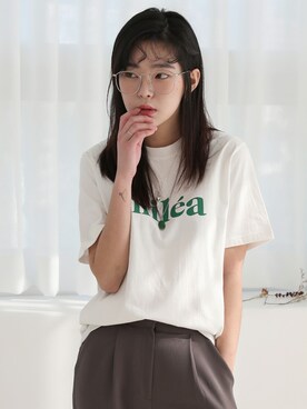 「韓国スタイル」｜UNE MANSIONさん（レディース・168cm）の冬コーディネート