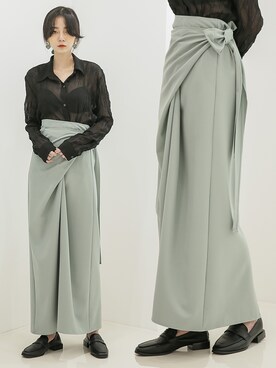 「韓国スタイル」｜UNE MANSIONさん（レディース・159cm）の春コーディネート