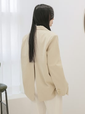 「韓国ファッション」｜UNE MANSIONさん（レディース・159cm）の春コーディネート