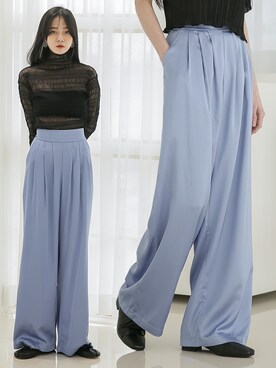 「韓国スタイル」｜UNE MANSIONさん（レディース・159cm）の春コーディネート