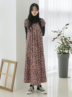 「韓国好きな人と繋がりたい」｜UNE MANSIONさん（レディース・159cm）の春コーディネート