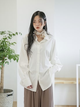 「韓国スタイル」｜UNE MANSIONさん（レディース・159cm）の春コーディネート