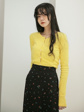「クロップド」｜UNE MANSIONさん（レディース・159cm）の春コーディネート