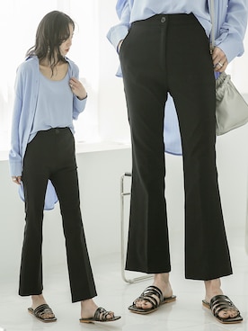 「韓国スタイル」｜UNE MANSIONさん（レディース・159cm）の春コーディネート