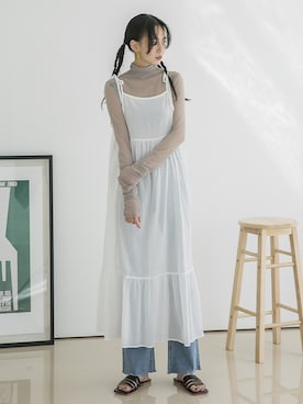 UNE MANSIONさん（レディース・159cm）の春コーディネート