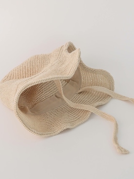 「ストローハット」｜UNE MANSIONさん（レディース・159cm）の夏コーディネート