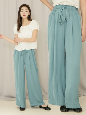 「韓国スタイル」｜UNE MANSIONさん（レディース・168cm）の夏コーディネート