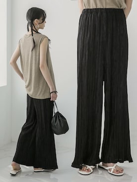 「韓国好きな人と繋がりたい」｜UNE MANSIONさん（レディース・159cm）の夏コーディネート