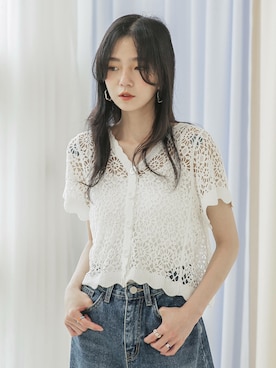 「韓国スタイル」｜UNE MANSIONさん（レディース・159cm）の夏コーディネート