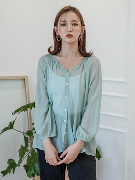 「韓国スタイル」｜UNE MANSIONさん（レディース・162cm）の夏コーディネート