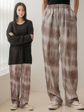 「韓国スタイル」｜UNE MANSIONさん（レディース・159cm）の夏コーディネート