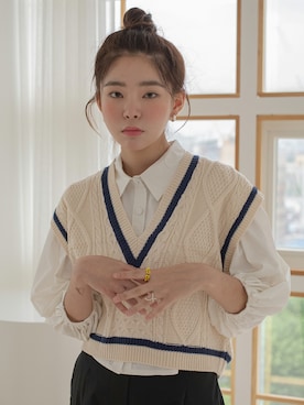 「韓国好きな人と繋がりたい」｜UNE MANSIONさん（レディース・168cm）の夏コーディネート