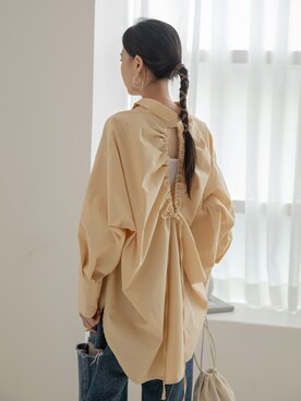 「韓国好きな人と繋がりたい」｜UNE MANSIONさん（レディース・159cm）の夏コーディネート