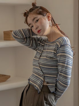 「韓国好きな人と繋がりたい」｜UNE MANSIONさん（レディース・168cm）の秋コーディネート