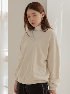 「韓国スタイル」｜UNE MANSIONさん（レディース・168cm）の秋コーディネート