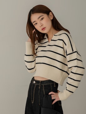 「韓国スタイル」｜UNE MANSIONさん（レディース・168cm）の秋コーディネート