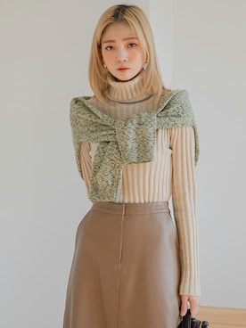 「韓国好きな人と繋がりたい」｜UNE MANSIONさん（レディース・159cm）の秋コーディネート