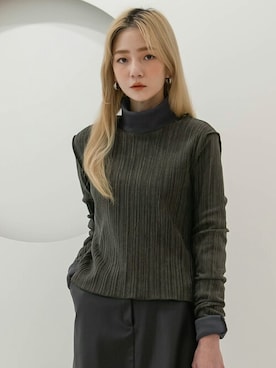 「韓国好きな人と繋がりたい」｜UNE MANSIONさん（レディース・159cm）の秋コーディネート