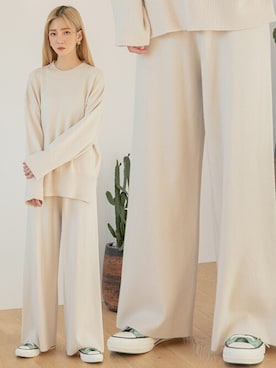 「韓国好きな人と繋がりたい」｜UNE MANSIONさん（レディース・159cm）の秋コーディネート