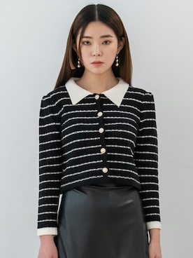 「韓国好きな人と繋がりたい」｜UNE MANSIONさん（レディース・168cm）の冬コーディネート