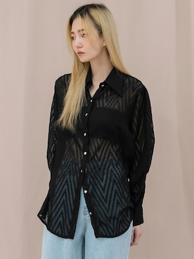 「韓国好きな人と繋がりたい」｜UNE MANSIONさん（レディース・159cm）の冬コーディネート