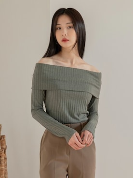 「韓国好きな人と繋がりたい」｜UNE MANSIONさん（レディース・163cm）の冬コーディネート