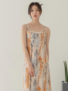 「韓国好きな人と繋がりたい」｜UNE MANSIONさん（レディース・163cm）の冬コーディネート