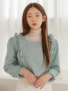 「韓国好きな人と繋がりたい」｜UNE MANSIONさん（レディース・168cm）の冬コーディネート