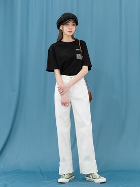 キャスケットを使った 韓国好きな人と繋がりたい のレディース人気ファッションコーディネート Wear