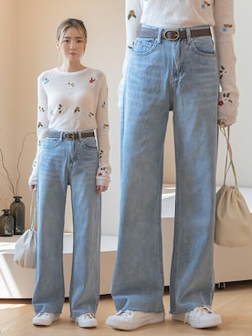 UNE MANSIONさん（レディース・159cm）の春コーディネート