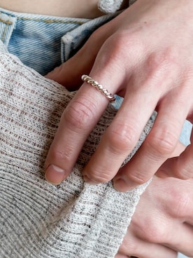 「リング」｜UNE MANSIONさん（レディース・159cm）の春コーディネート