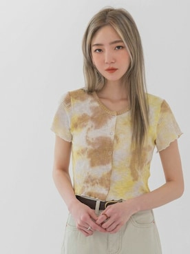 「クロップド」｜UNE MANSIONさん（レディース・159cm）の春コーディネート